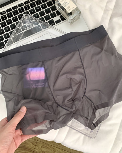 Men's Ice Silk Sexy Comfortable Thin Seamless Breathable Underwear