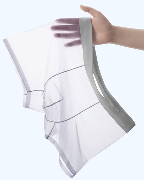 Men's Ice Silk Sexy Comfortable Thin Seamless Breathable Underwear