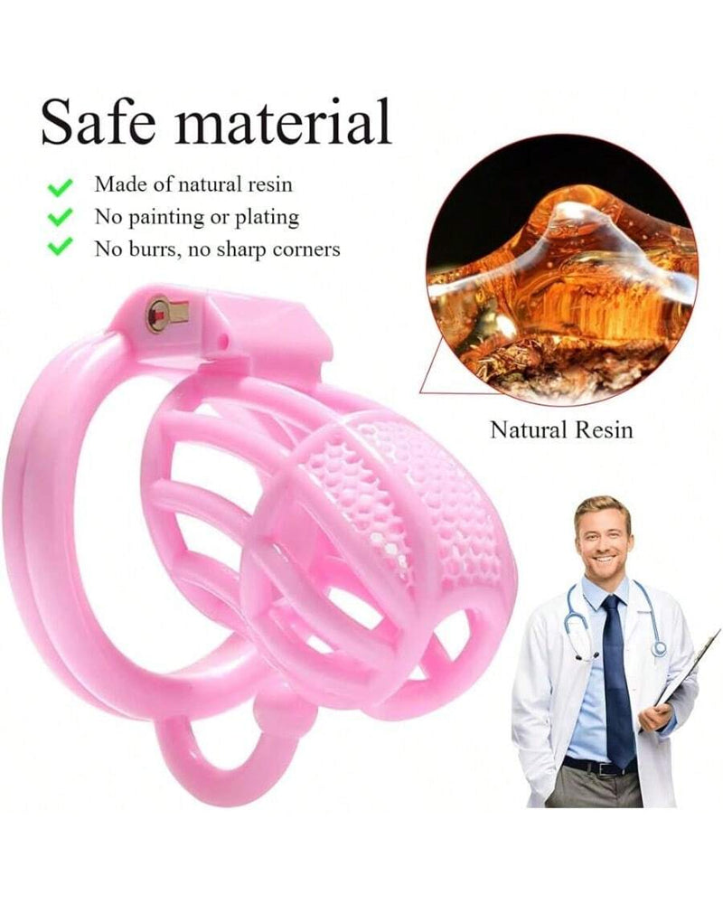 Honeycomb Chastity Lock Birdcage for Men