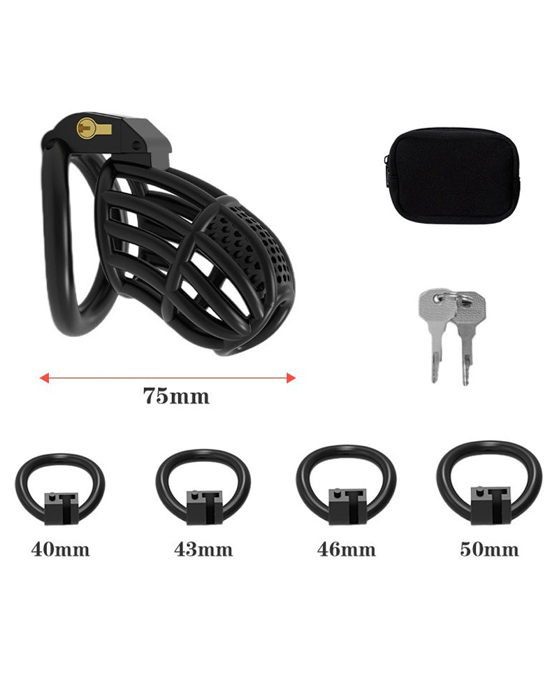 Honeycomb Chastity Lock Birdcage for Men
