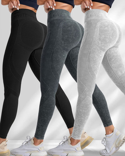 High Waisted Hip-lifting Seamless Quick-drying Yoga Leggings