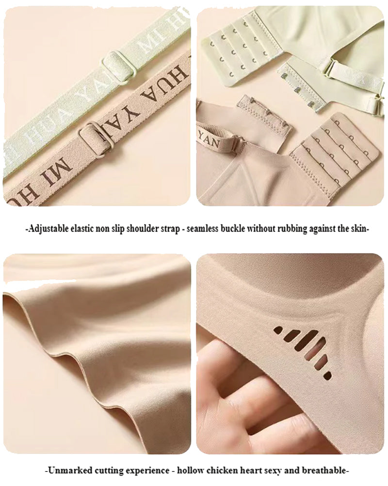 Women's Wireless Jelly Gel Seamless Push-up Bra