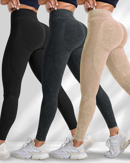 High Waisted Hip-lifting Seamless Quick-drying Yoga Leggings