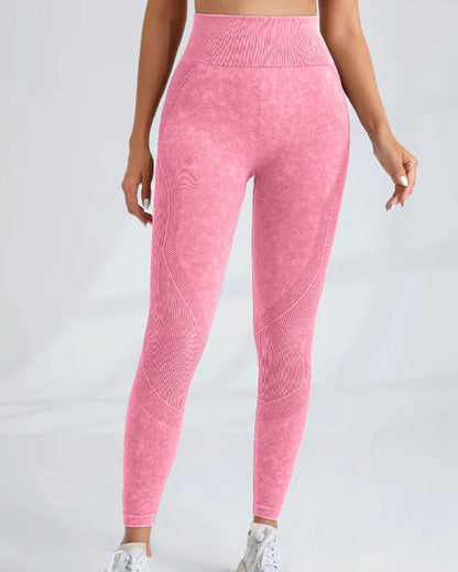 High Waisted Hip-lifting Seamless Quick-drying Yoga Leggings