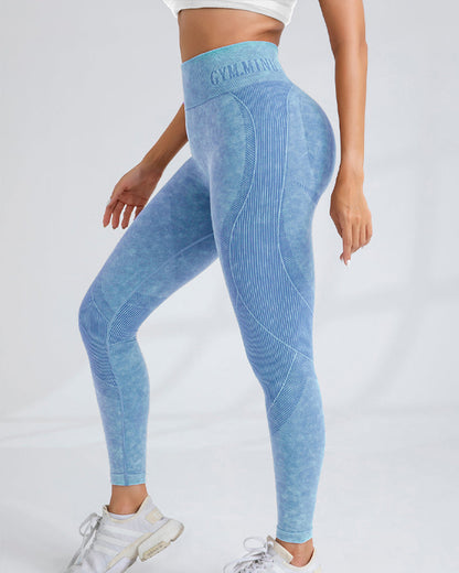 High Waisted Hip-lifting Seamless Quick-drying Yoga Leggings